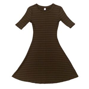 Old Navy Olive Green 3/4 Sleeve Dress